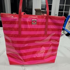 Kate Spade New York Pammy Pink Red Street Tote